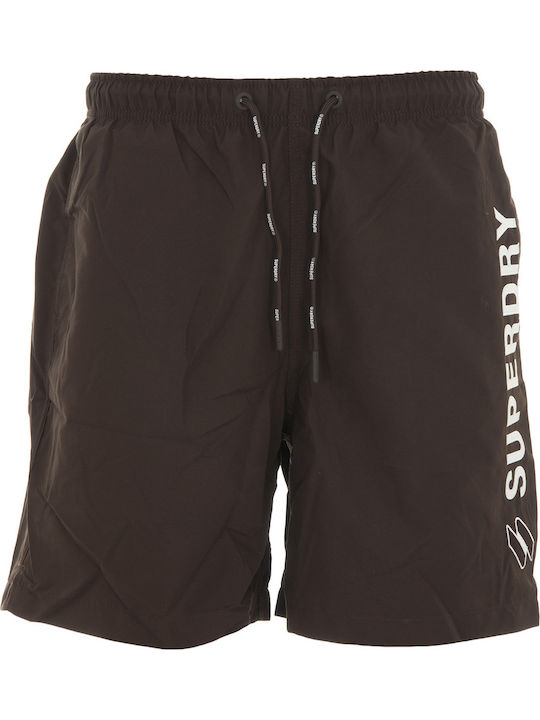 Superdry Ανδρικό Μαγιό Σορτς Καφέ