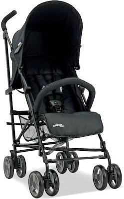 Asalvo Trotter Plus Umbrella Stroller Suitable for Newborn Black 7.3kg