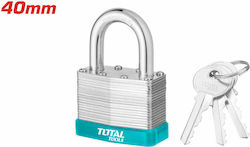 Total Steel Padlock Brass with Key 40mm 1pcs