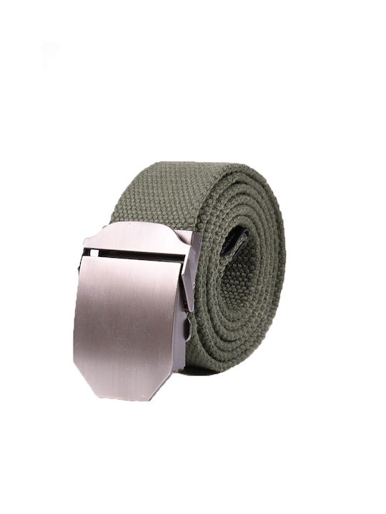 Men's Fabric Belt Strap Khaki