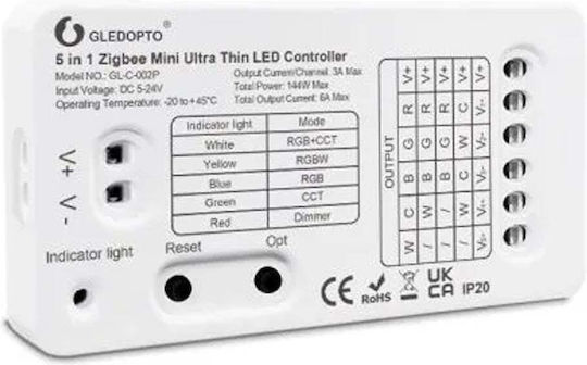 Drahtlos Controller für RGB, RGBW und Einstellbares Weiß GL-C-002P