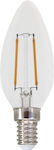 Diolamp LED Lampen für Fassung E14 und Form C35 Naturweiß 260lm 1Stück
