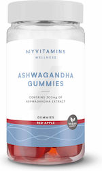 Myvitamins Ashwagandha Gummies 45mg 60 Gummies Aromă Măr Roșu