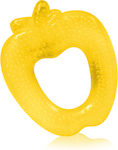 Lorelli Apple Teething Ring made of Silicone for 3 m+ Yellow 1pcs