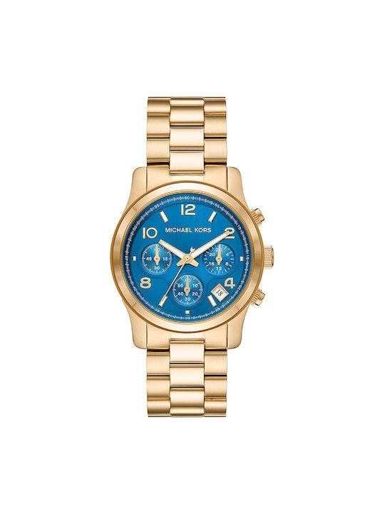 Michael Kors Uhr Chronograph mit Gold Metallarm...