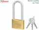 Total Steel Padlock Lengthened with Key 70mm 3pcs