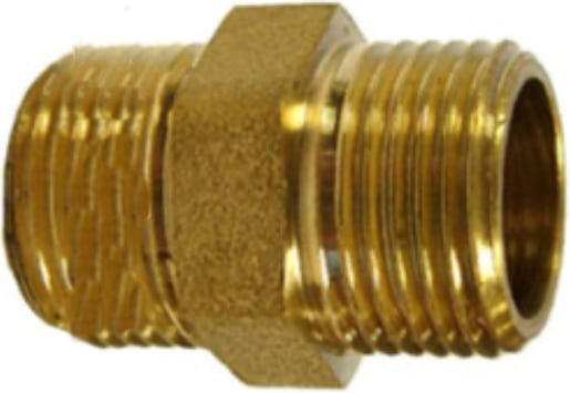 Waterfresh Мъжки Пневматичен монтаж От месинг 3/8" WF-NI-38