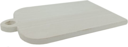 Espiel Επιφάνεια Κοπής Ξύλινη Λευκή 45.7x29cm