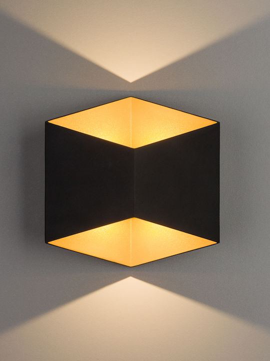 Nowodvorski Triangles Επιτοίχια Εξωτερική Πλαφονιέρα LED IP54 5W 17x17.2εκ.