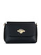 Damentasche Crossbody aus Kunstleder Schwarz