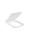 Bormann Plastic Soft Close Toilet Seat White BTW1080 44.5cm