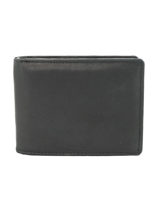 Ginis CG83 Men's Leather Wallet Black