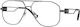 Versace Metallisch Brillenrahmen Gray VE1287 1001