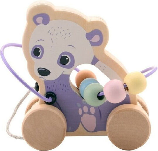 Joueco Pull-Along Toy Panda made of Wood for 12++ Months Always