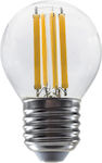 Aca LED Lampen für Fassung E27 und Form G45 Naturweiß 770lm 1Stück