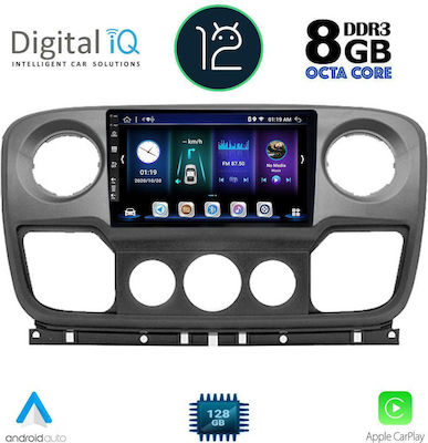 Digital IQ Car Audio System for Opel Movano Renault Master Nissan NV400 (Bluetooth/USB/WiFi/GPS/Apple-Carplay)