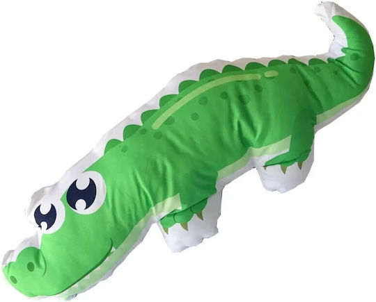 Carbotex Pernă Decorativă Pentru Copii Crocodile Verde 57x18cm