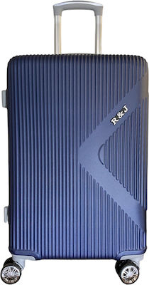 Ormi ESH029-2 Μεγάλη Βαλίτσα με ύψος 75cm σε Μπλε χρώμα