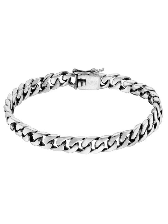 Oxzen Herren Armband aus Silber