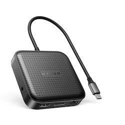 Targus HyperDrive USB-C Docking Station με HDMI/DisplayPort 4K PD Ethernet και σύνδεση 2 Οθονών Μαύρο