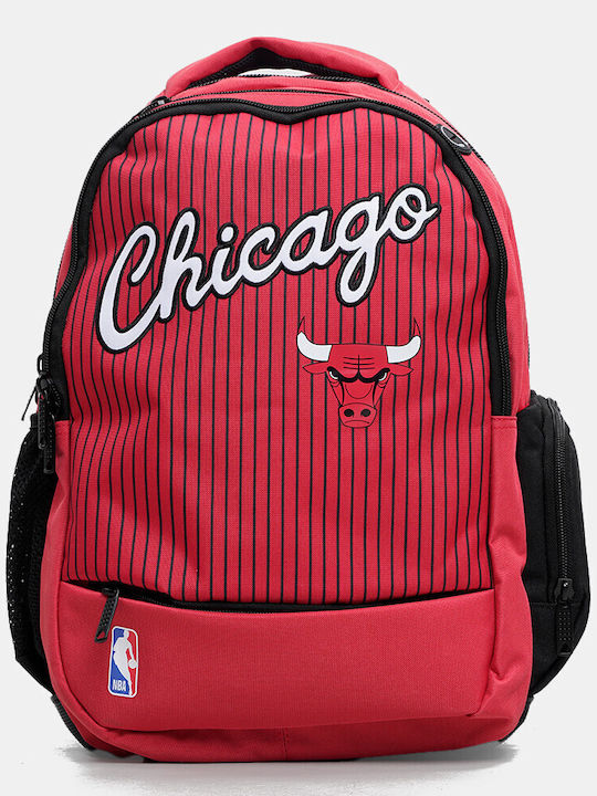 Back Me Up NBA Chicago Bulls Retro Ghiozdan Școlar de Spate Școala gimnazială- liceu Chicago Bulls Retro 30Litri