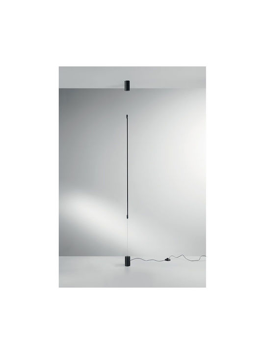 Fan Europe Gravity LED Floor Lamp Height 120cm x Width 6cm with Adjustable Warm to Cool White Light 1728lm Black