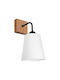 Lamkur Lula Modern Lamp Wall with Socket E27 White 29cm