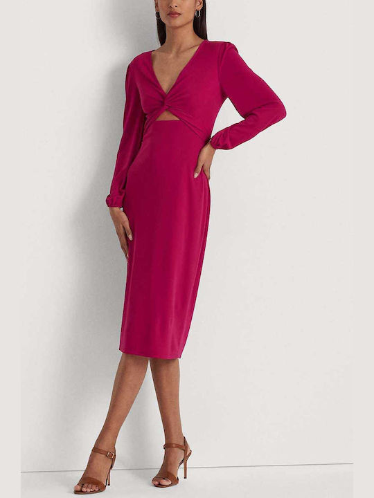 Ralph Lauren Mini Dress Fuchsia
