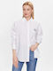 Calvin Klein Women's Monochrome Long Sleeve Shirt White