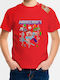 Παιδικό T-shirt Κόκκινο Minecraft
