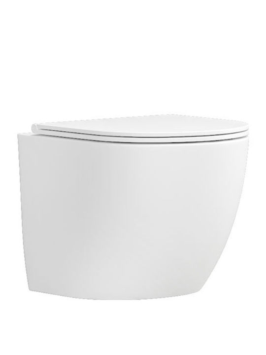 Karag Rimless Floor-Standing Toilet White