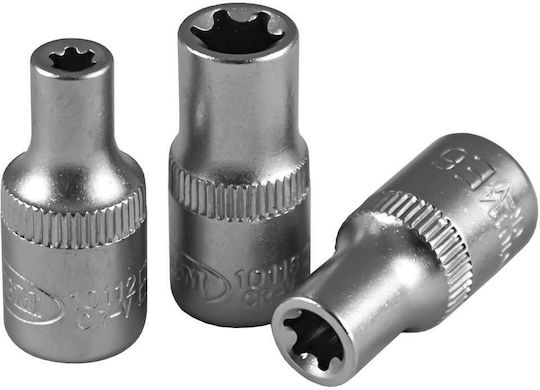 JBM Căpăcel Torx cu Patrat de Prindere 1/4" Dimensiune E6 1buc