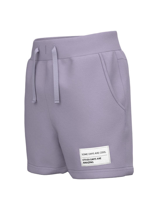 Name It Sportliche Kinder Shorts/Bermudas Lila