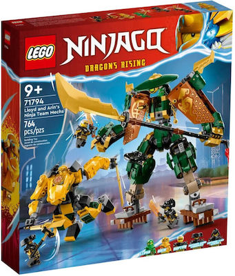 Lego Ninjago Lloyd and Arin's Ninja Team Mechs pentru 9+ ani