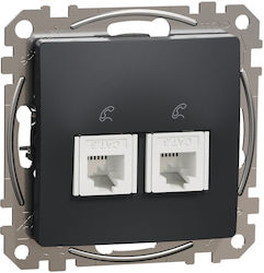 Schneider Electric Sedna Design Πρίζα Τηλεφώνου χωρίς Πλαίσιο