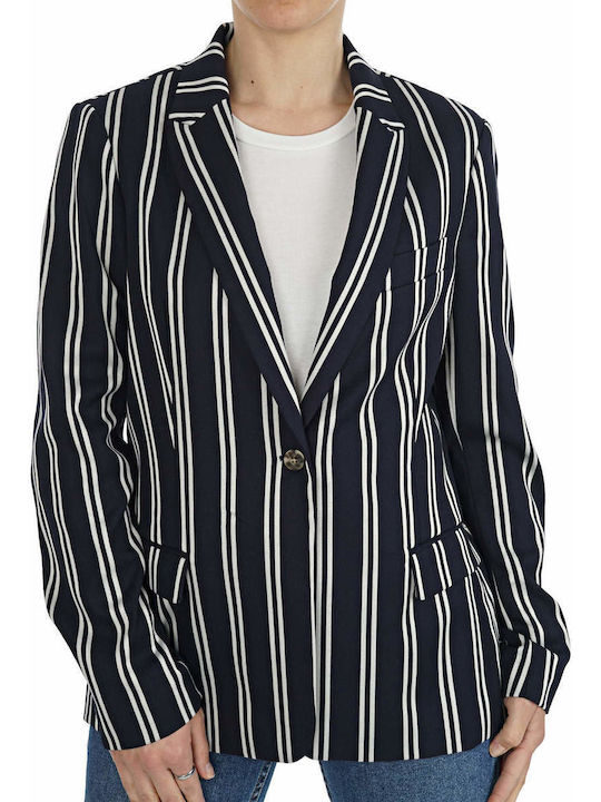 Scotch & Soda Women's Blazer Navy Blue