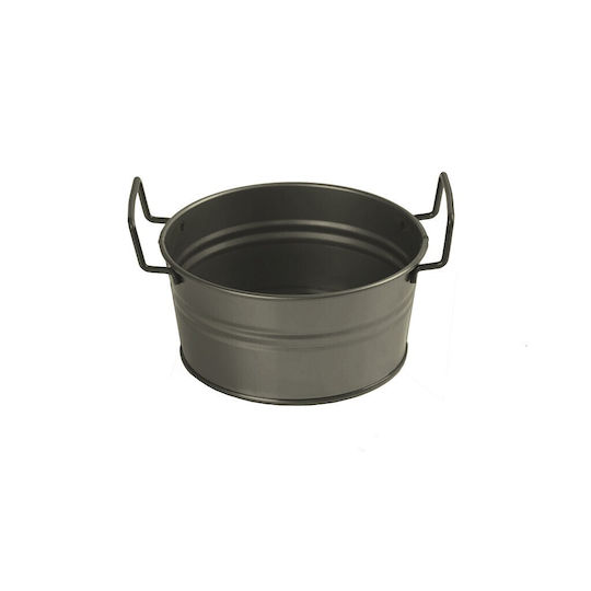 Espiel Dekorative Schüssel Metall Grün 16x16x7.5cm 4Stück