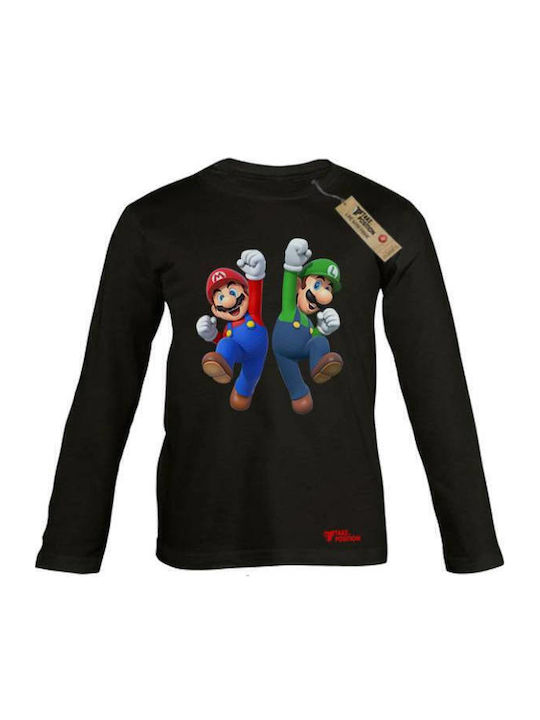 Takeposition Kids' Shirt Long Sleeve Black Supe...