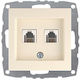 Mono Electric Doppelter in Beige Farbe 500-001705131