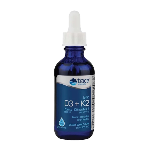 Trace Minerals Vitamin D3+K2 Βιταμίνη 59ml Skroutz.gr