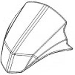 Kymco Transparentes Visier Motorrad für Kymco Agilität 6421A-ALJ8-E11-N1R