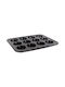 MasterPro No Coating Aluminum Cupcakes & Muffins 12 Cups Baking Pan 37.2x31.4x3.3cm