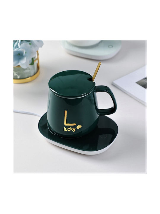 Loco Lucky Tasse Keramik Grün 350ml 1Stück