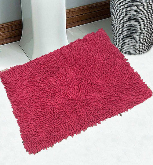 Linea Home Πατάκι Μπάνιου Βαμβακερό LH2044005-2 Φούξια 60x90εκ.