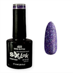 Sixteen Cosmetics SixLak Semi-Permanent Nail Po...
