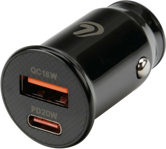 Lampa Essential Line Car Charger 20W with one Port: 1xUSB