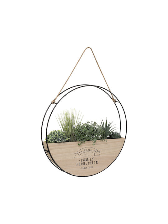 A-s Wood Artificial Potted Plant 46cm