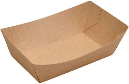 Σετ 50 Χάρτινα Κουτιά Τροφίμων Kraft 25x17x5.4εκ.