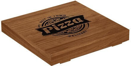 Σετ 100 Χάρτινα Κουτιά Πίτσας Kraft 36x36x4εκ. BEST IN TOWN