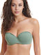 Strapless Bikini Top Χακί